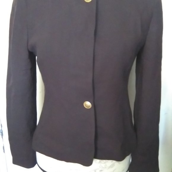 Size 4P Rena Rowan for Saville Women’s Brown Blazer (Excellent Condition) - Picture 1 of 2
